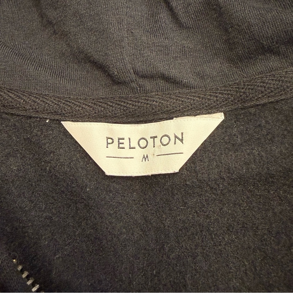 Peloton Ultimate Zip Up Rainbow Spell-Out Hoodie Womens Medium - Picture 2 of 12